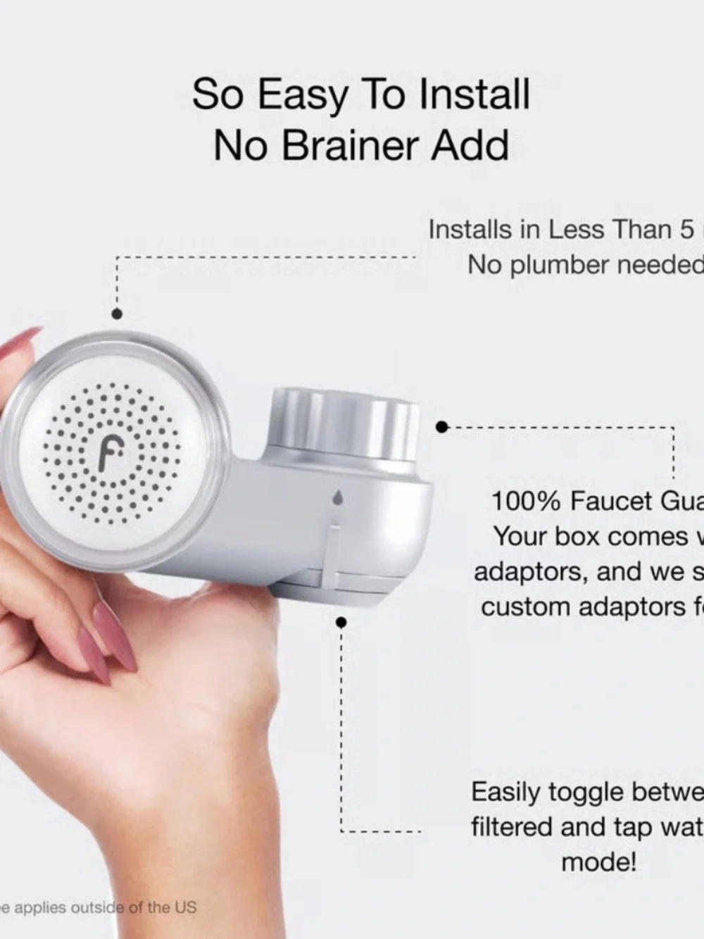 FilterBaby Faucet Filter - New Model